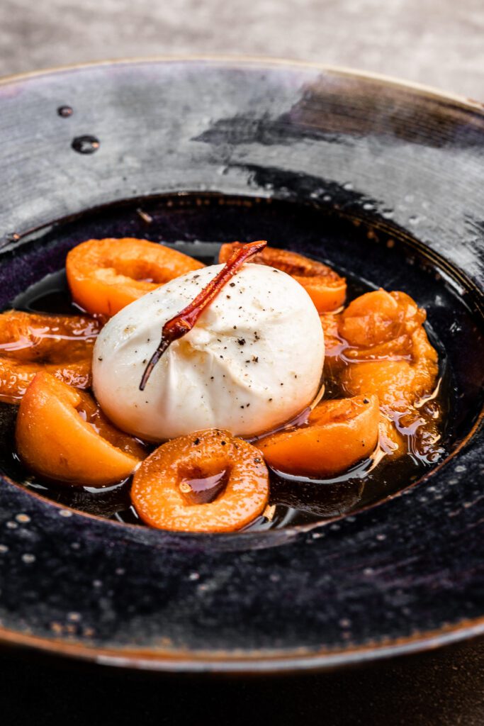 Burrata na słodko