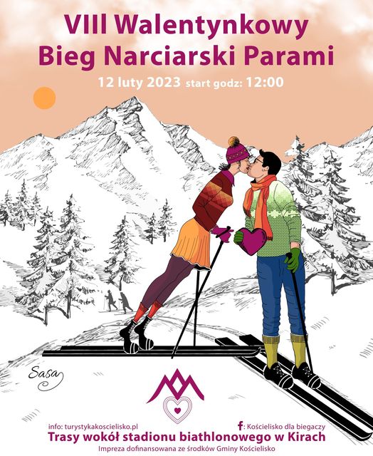 Walentynki: Bieg Narciarski Parami