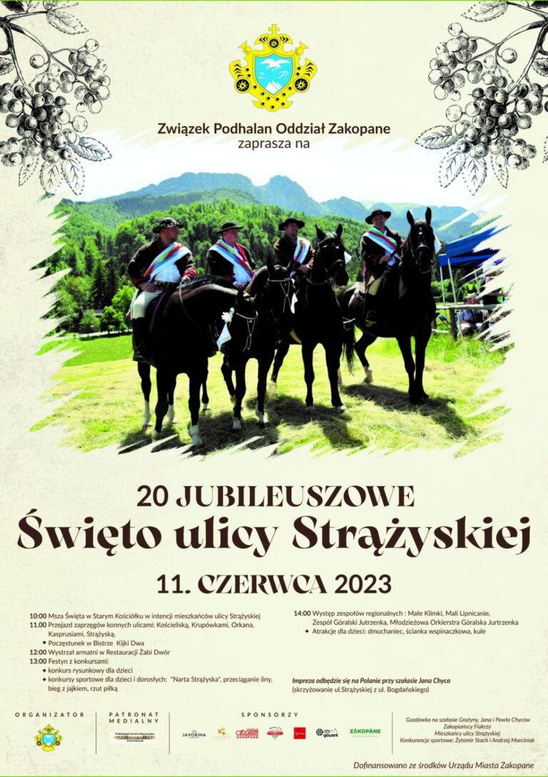 Święto ulicy Strążyskiej w Zakopanem