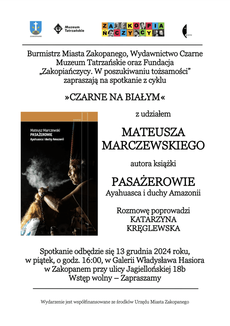 Spotkanie z cyklu „Czarne na białym”