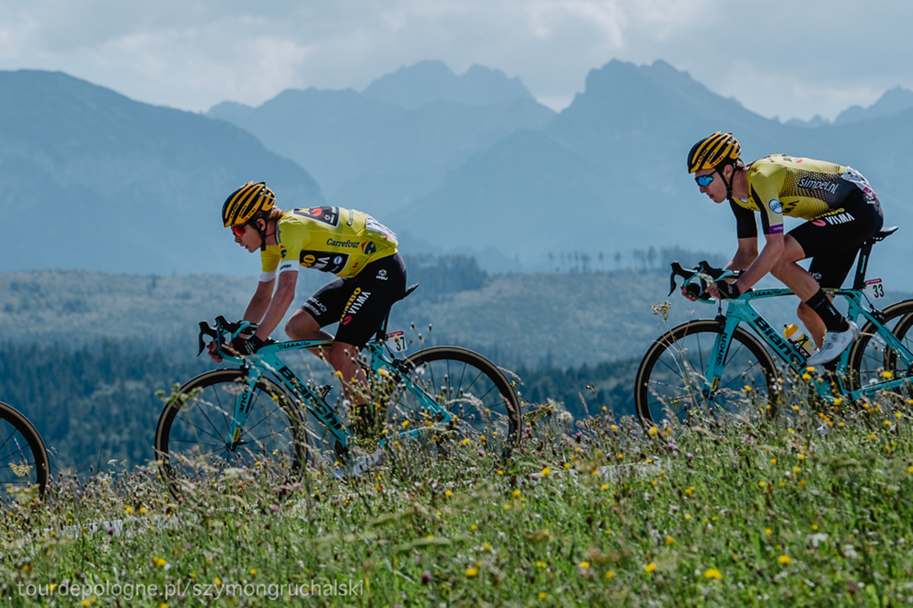 Tour de Pologne na Podhalu, w Zakopanem, Bukowinie, Chochołowie