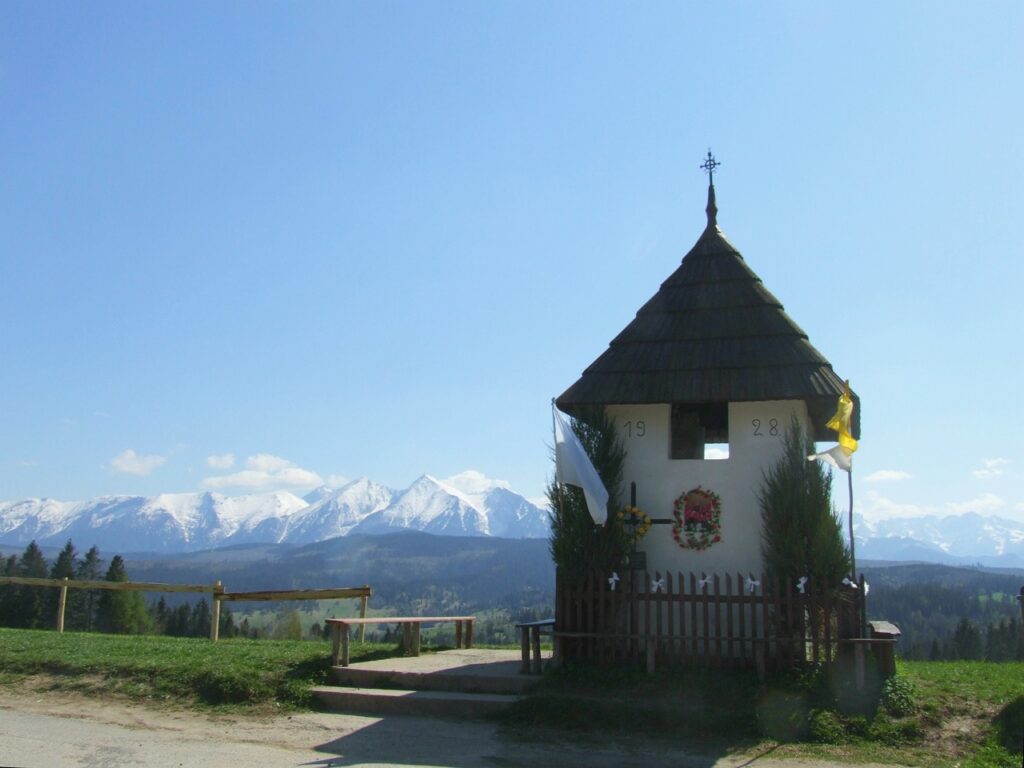 Widok z Przełęczy nad Łapszanką