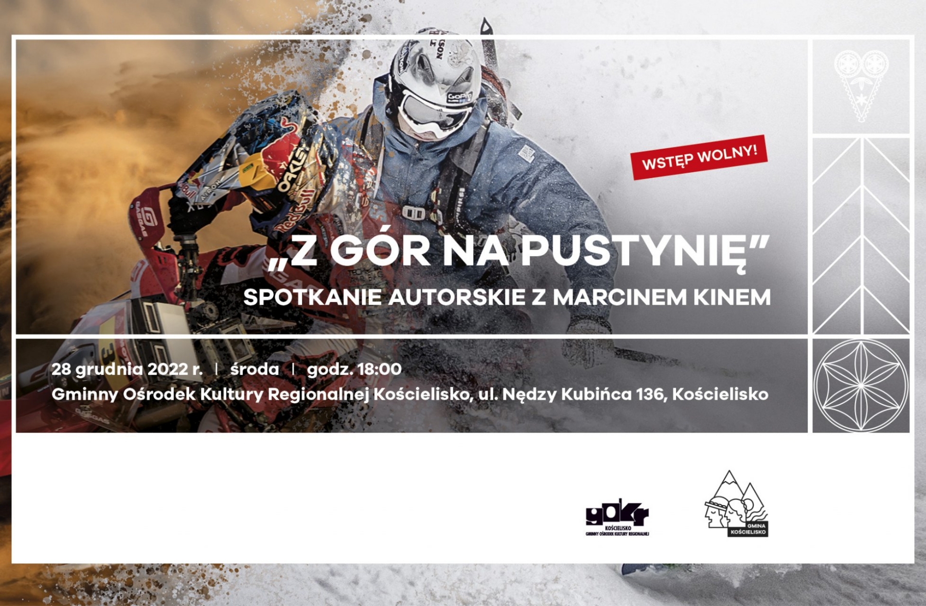 Marcin Kin, spotkanie z fotografem w Kościelisku