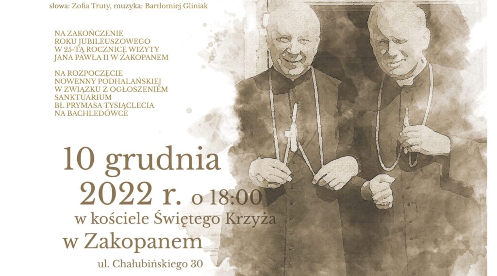 Oratorium koncert w kościele świętego krzyża w zakopanem