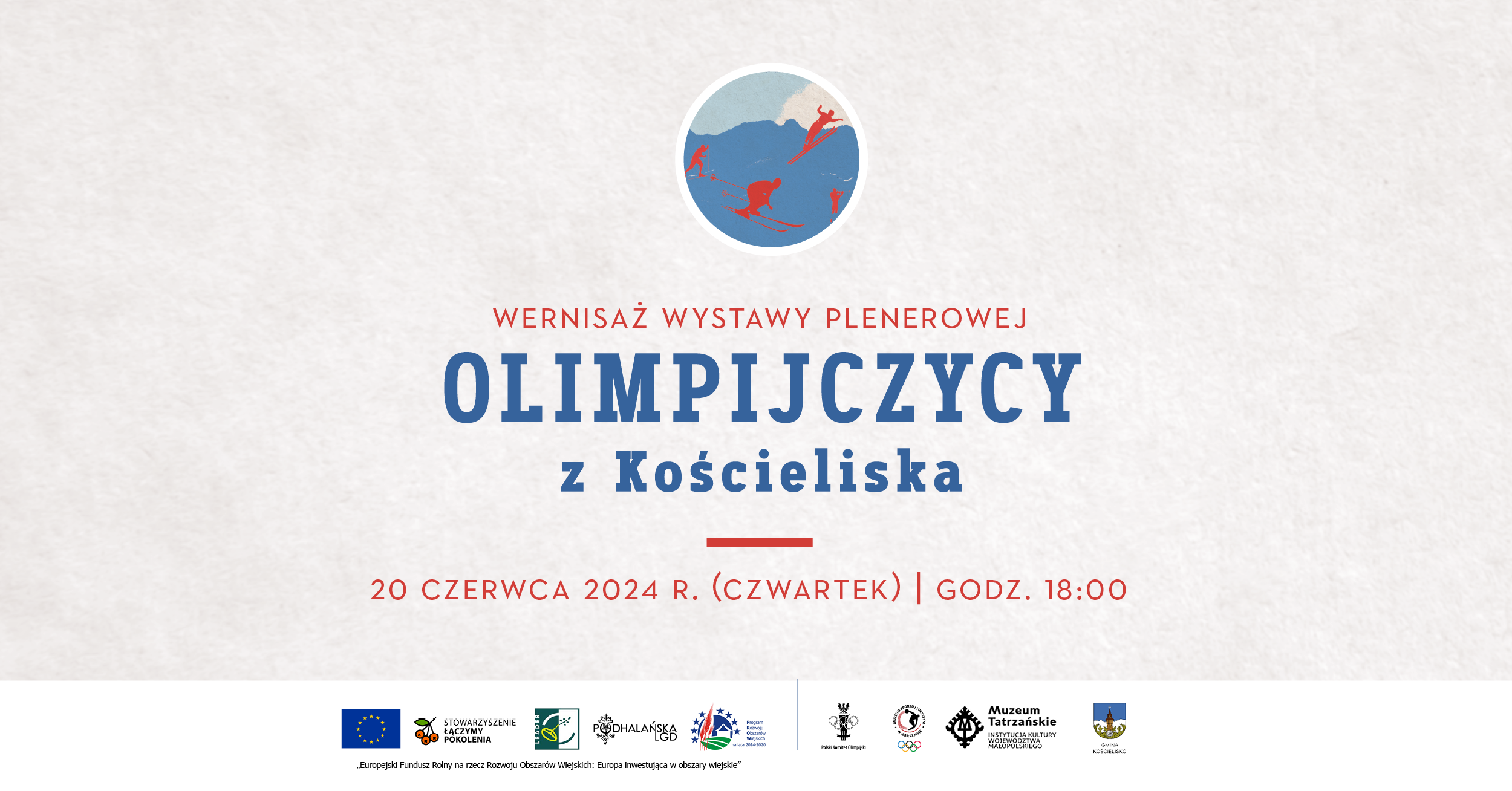Wernisaż wystawy plenerowej „Olimpijczycy z Kościeliska” 1 Zaproszenie wystawa