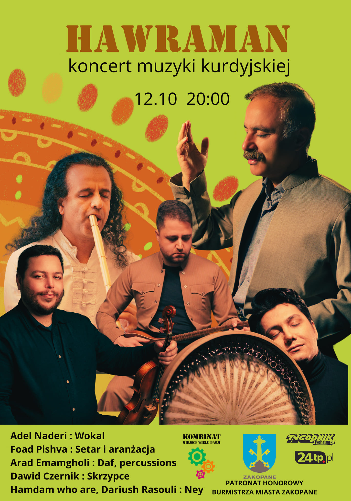 Koncert muzyki kurdyjskiej Hawraman