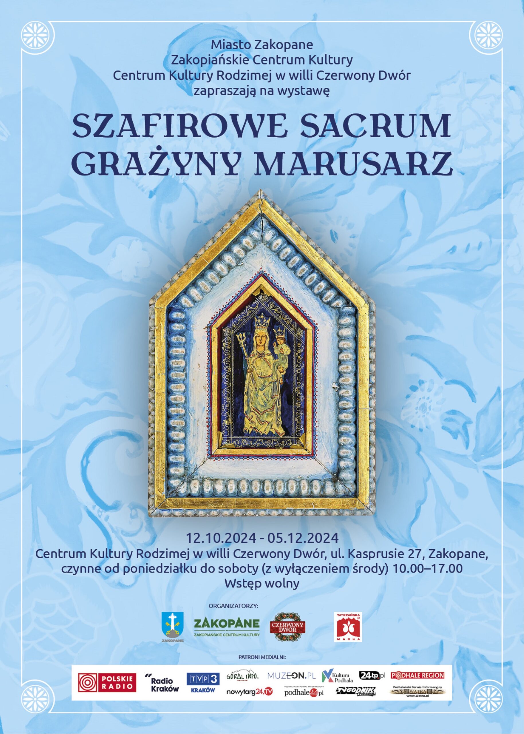 Wystawa Szafirowe sacrum Grażyny Marusarz