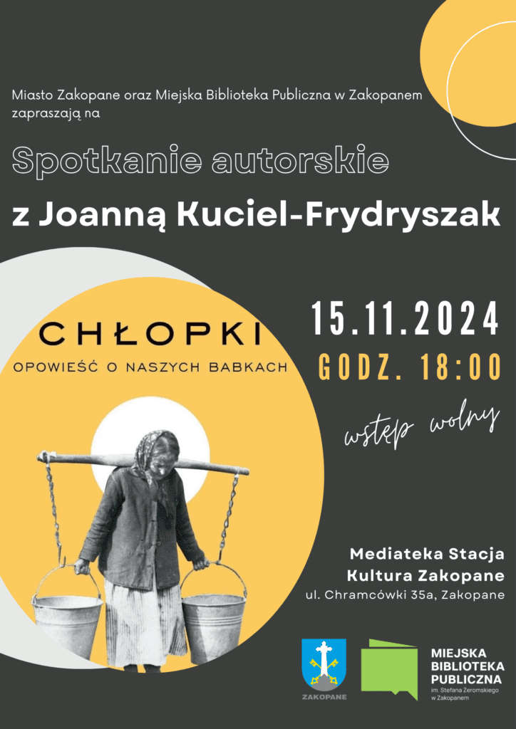 Spotkanie autorskie z Joanna Kuciel-Frydryszak