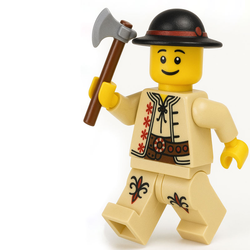 Góral z klocków Lego