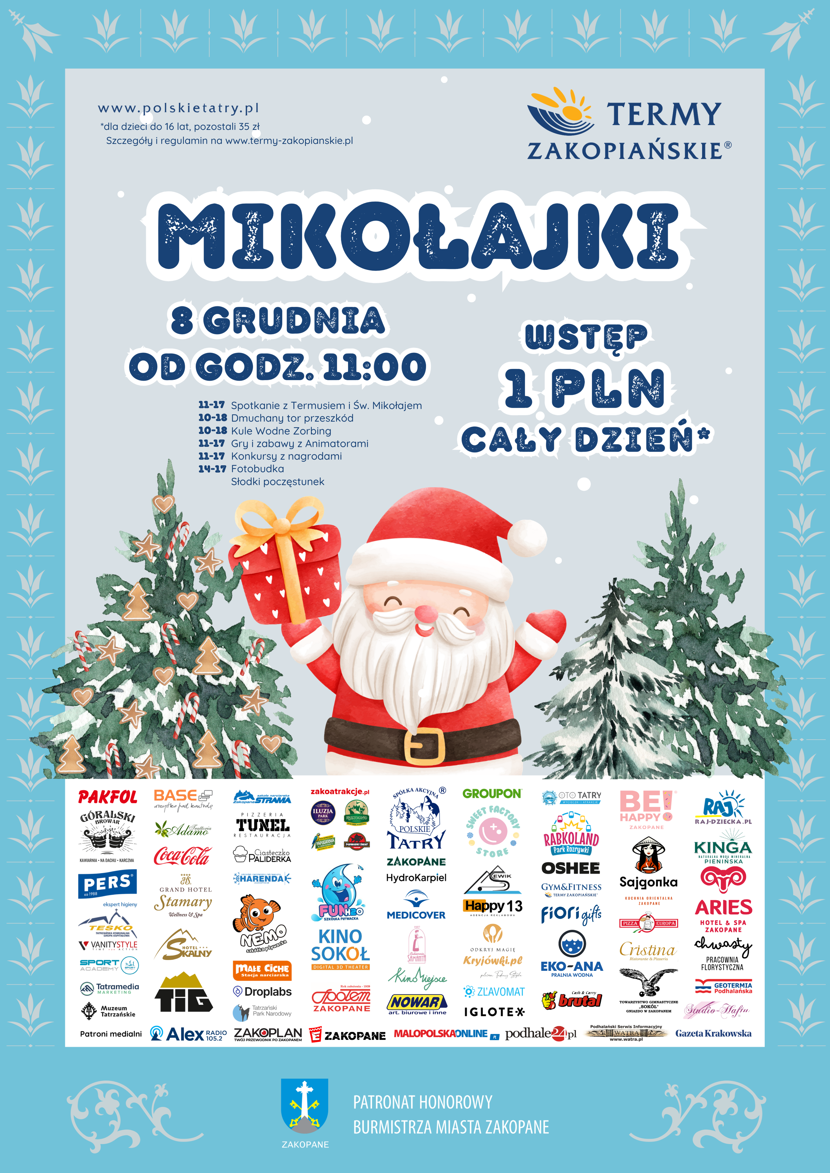Mikołajki w Termach Zakopiańskich 1 Mikołajki w Termach Zakopiańskich