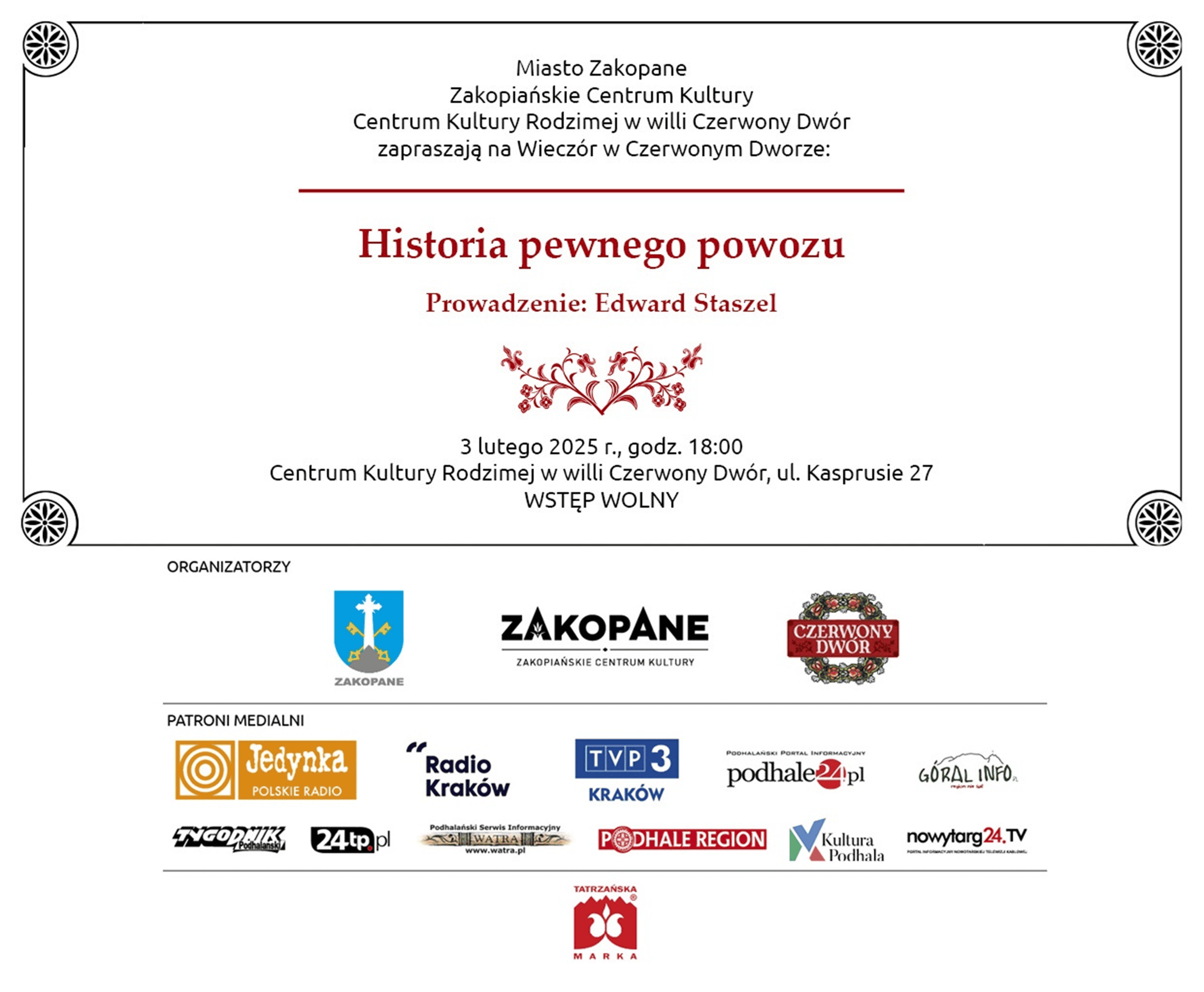 Wieczór w czerwonym Dworze - Historia pewnego powozu