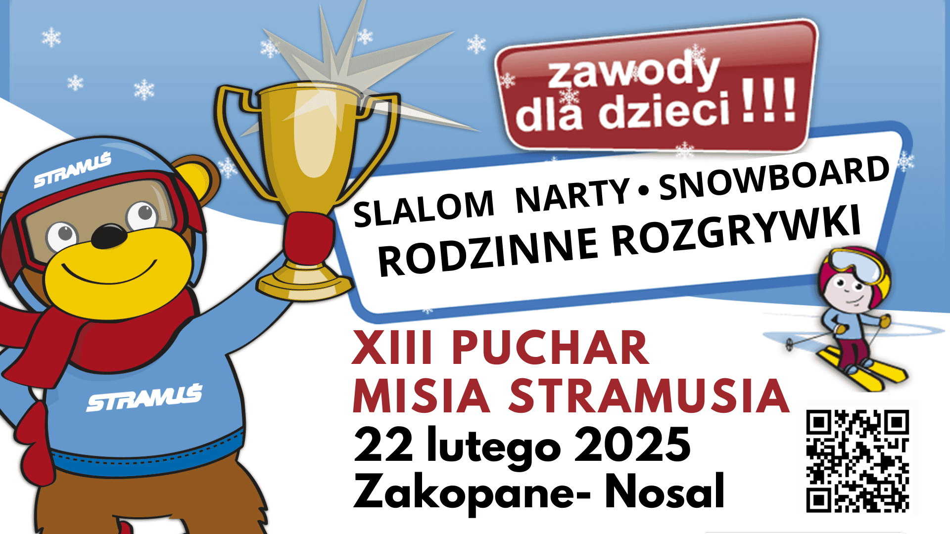 XIII Puchar Misia Stramusia - Zawody narciarskie dla dzieci w Zakopanem