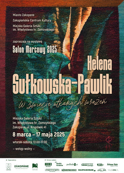 Salon Marcowy 2025: „W świecie utkanych wrażeń” 1 plakat internet