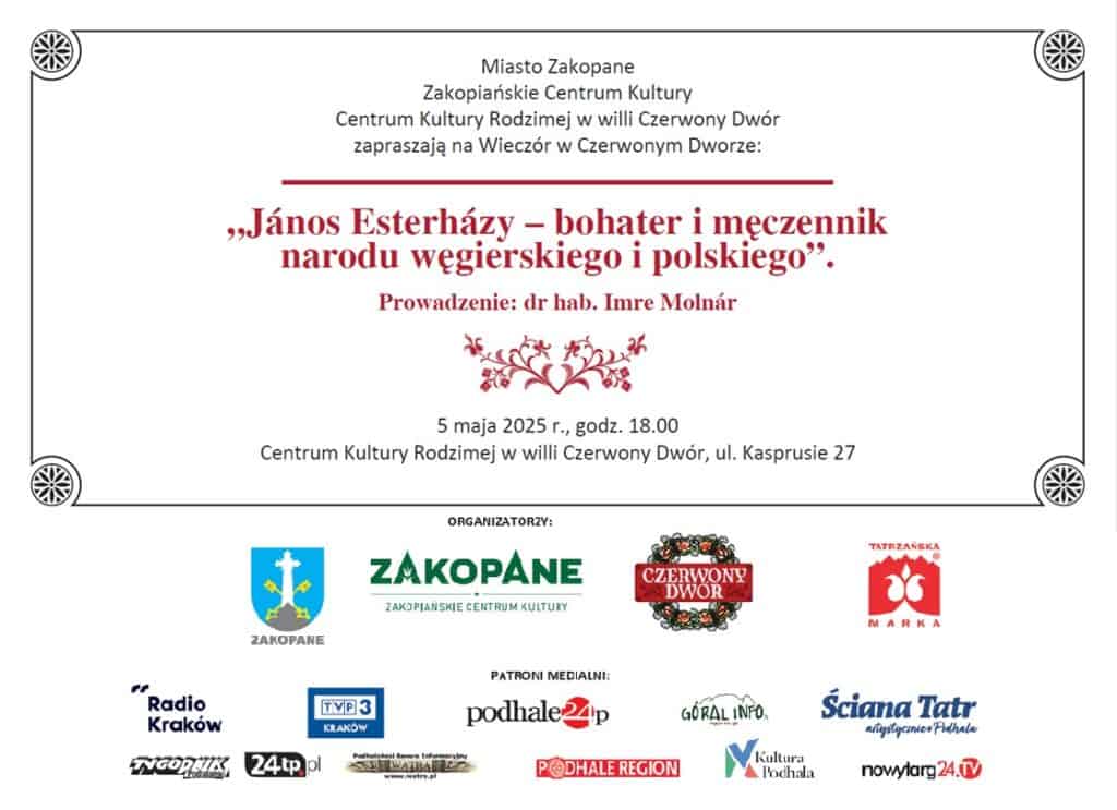 W Czerwonym Dworze o Jánosie Esterházym