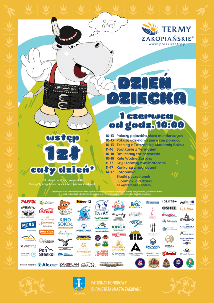 Dzień Dziecka w Termach Zakopiańskich