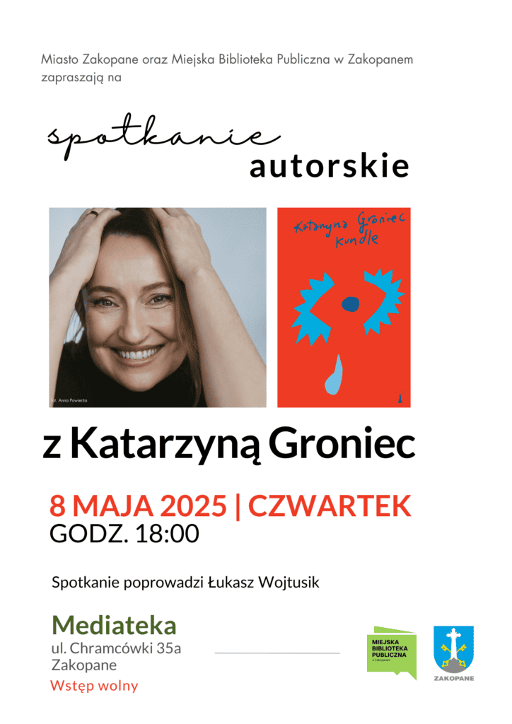 Spotkanie autorskie z Katarzyną Groniec 1 Spotkanie autorskie z Katarzyną Groniec