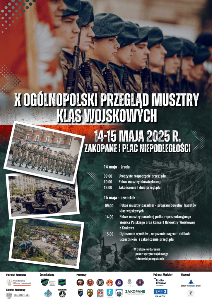 Przegląd wojskowej musztry w Zakopanem 1 Ogólnopolski Przegląd Musztry Klas Wojskowych w Zakopanem