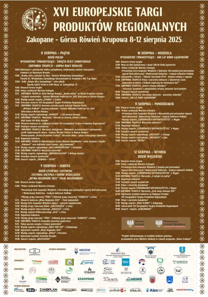 XVI Europejskie Targi Produktów Regionalnych 2025 
