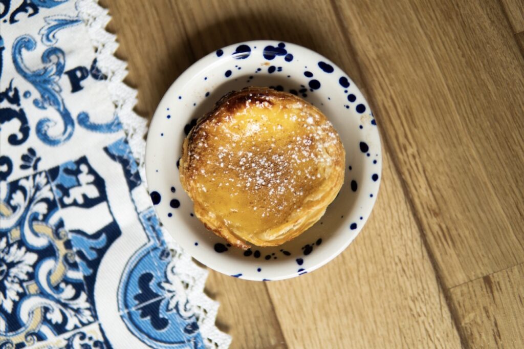 Pasteis de nata w Portugalska Chata