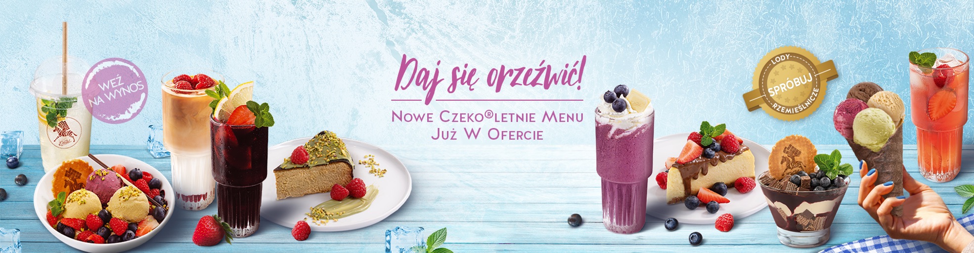 Czeko®letnie orzeźwienie z E.Wedel 1 Pijalnie Czekolady Wedel