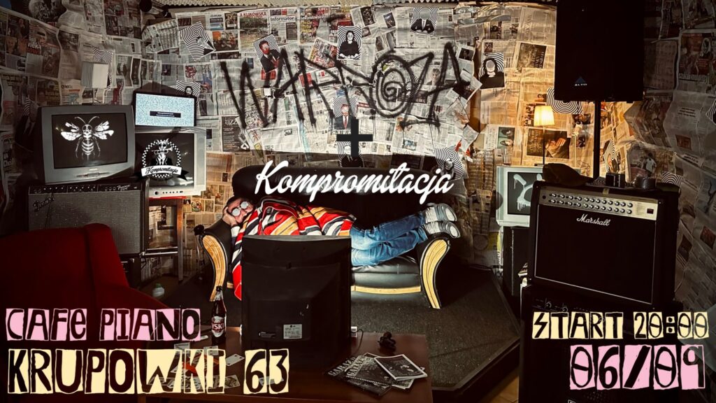 Koncert zespołów Warroza i Kompromitacja w Cafe Piano