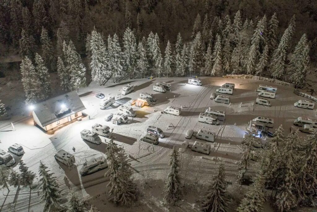 Camping na Podhalu przy Termach Gorący Potok - nawet zimą