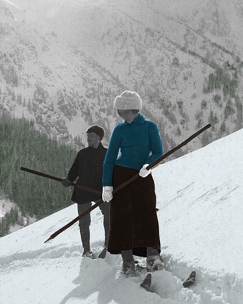 Spotkanie przy kawie - Moda narciarska w latach 20. i 30. XX wieku