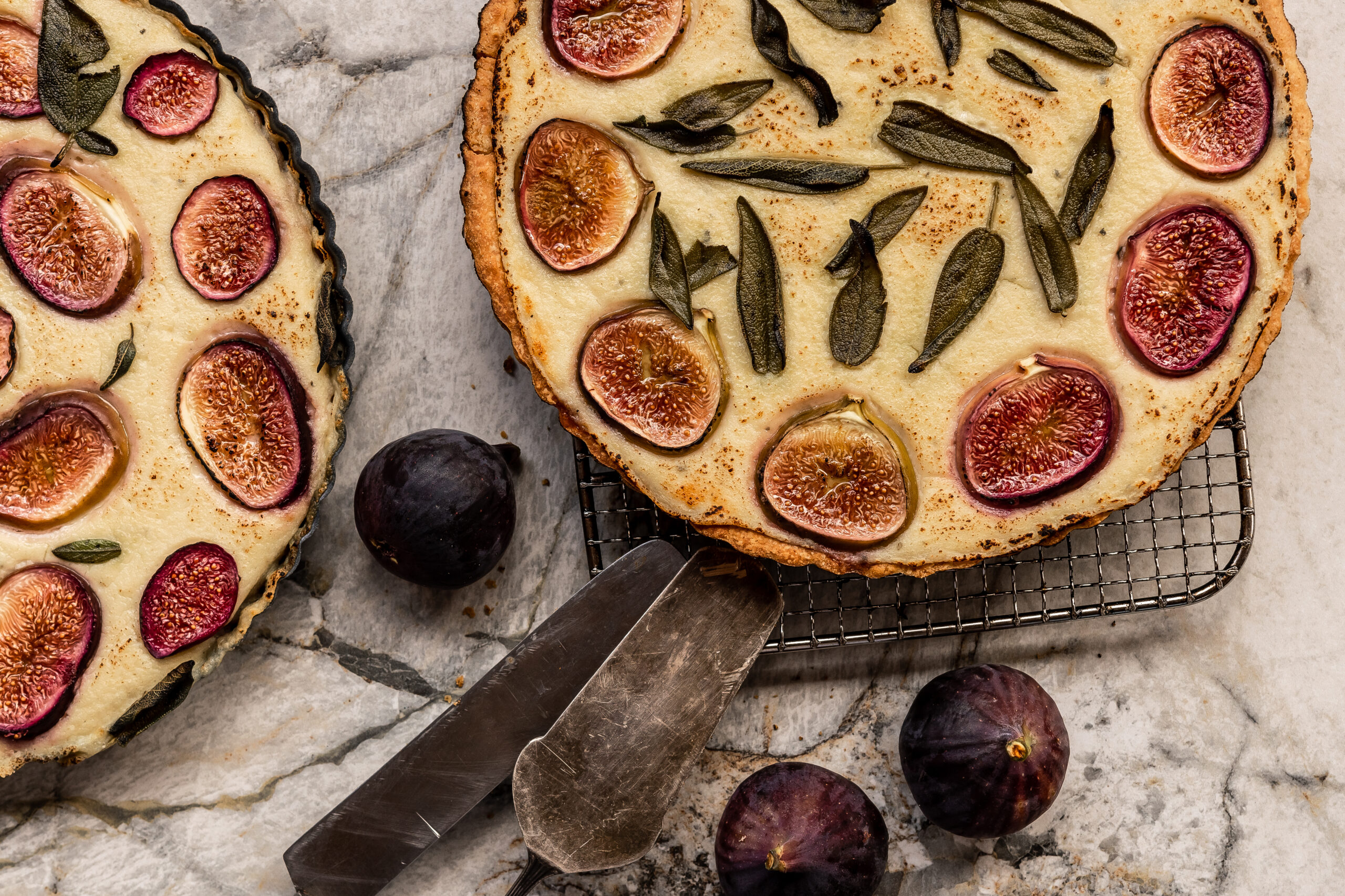 Tarta serowa z figami