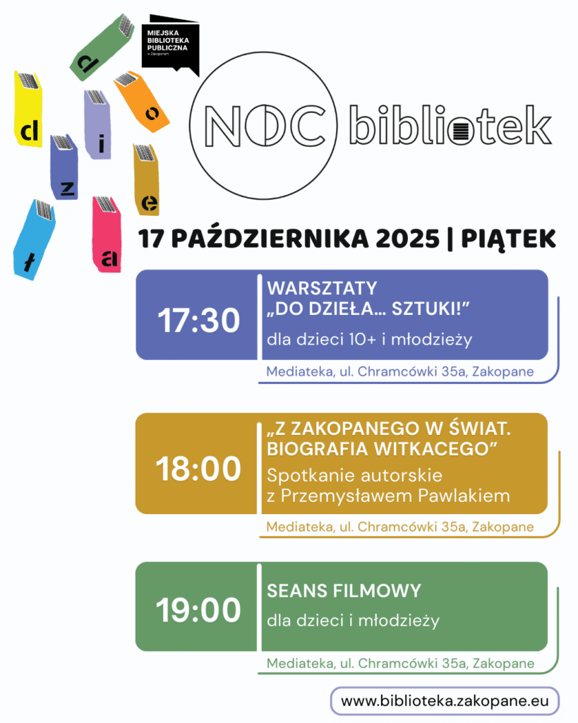 XI edycja Nocy Bibliotek 1 XI edycja Nocy Bibliotek