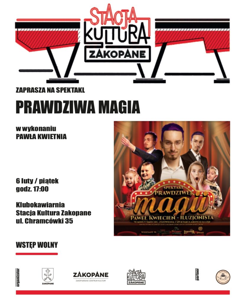 Familijny spektakl iluzji z Pawłem Kwietniem „Prawdziwa Magia”