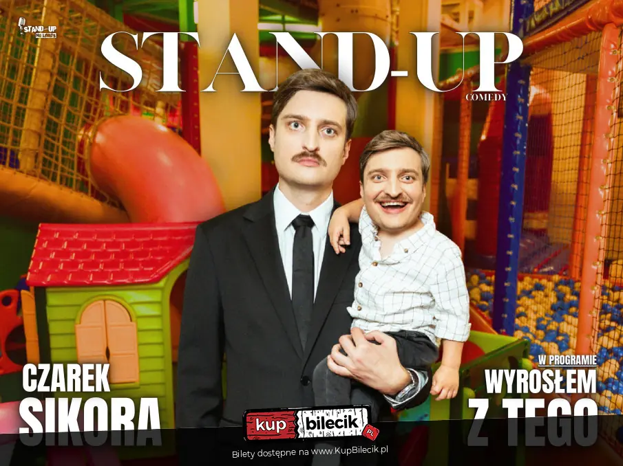 Stand-up „Wyrosłem z tego” Czarka Sikory