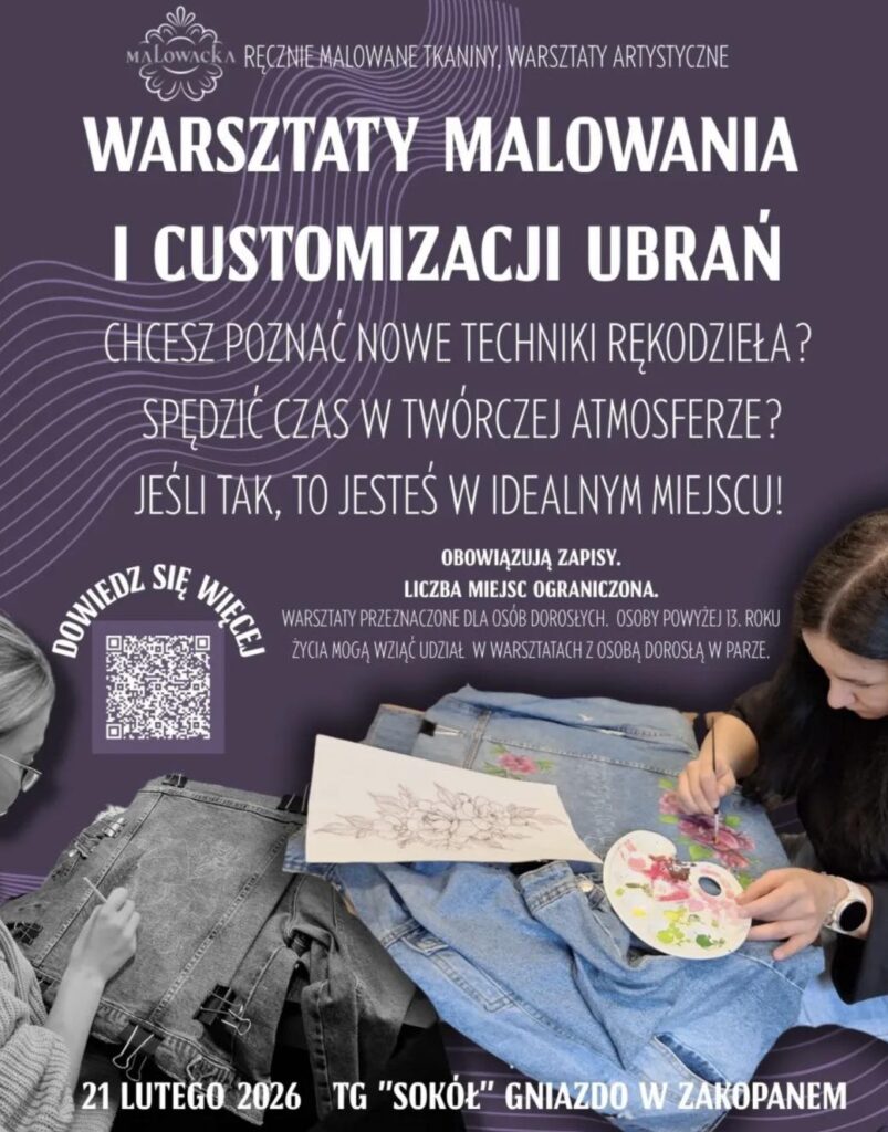 Warsztaty malowania i customizacji ubrań 1 Warsztaty malowania i customizacji ubrań